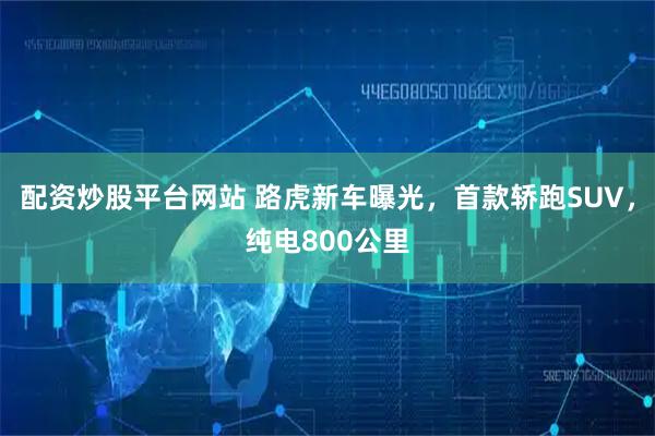 配资炒股平台网站 路虎新车曝光，首款轿跑SUV，纯电800公里